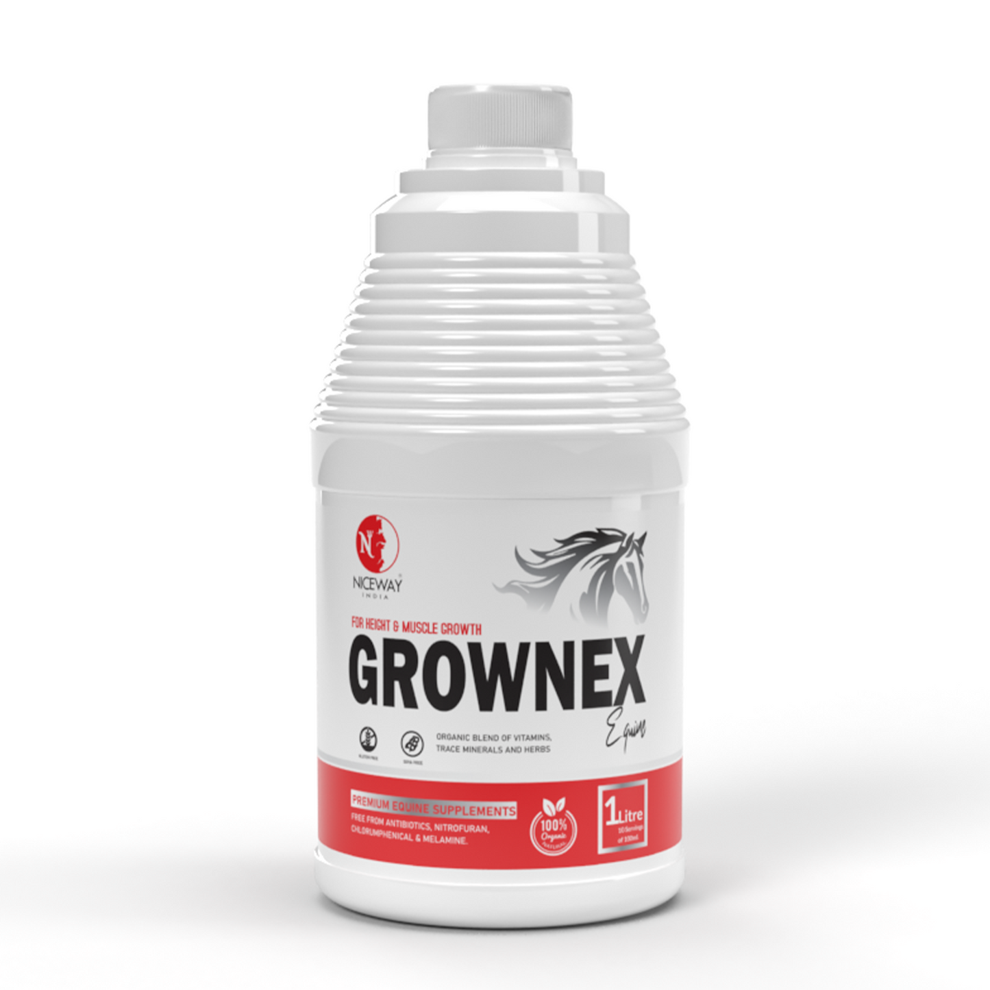 Grownex Equine - For Height and Muscle Growth of Horse