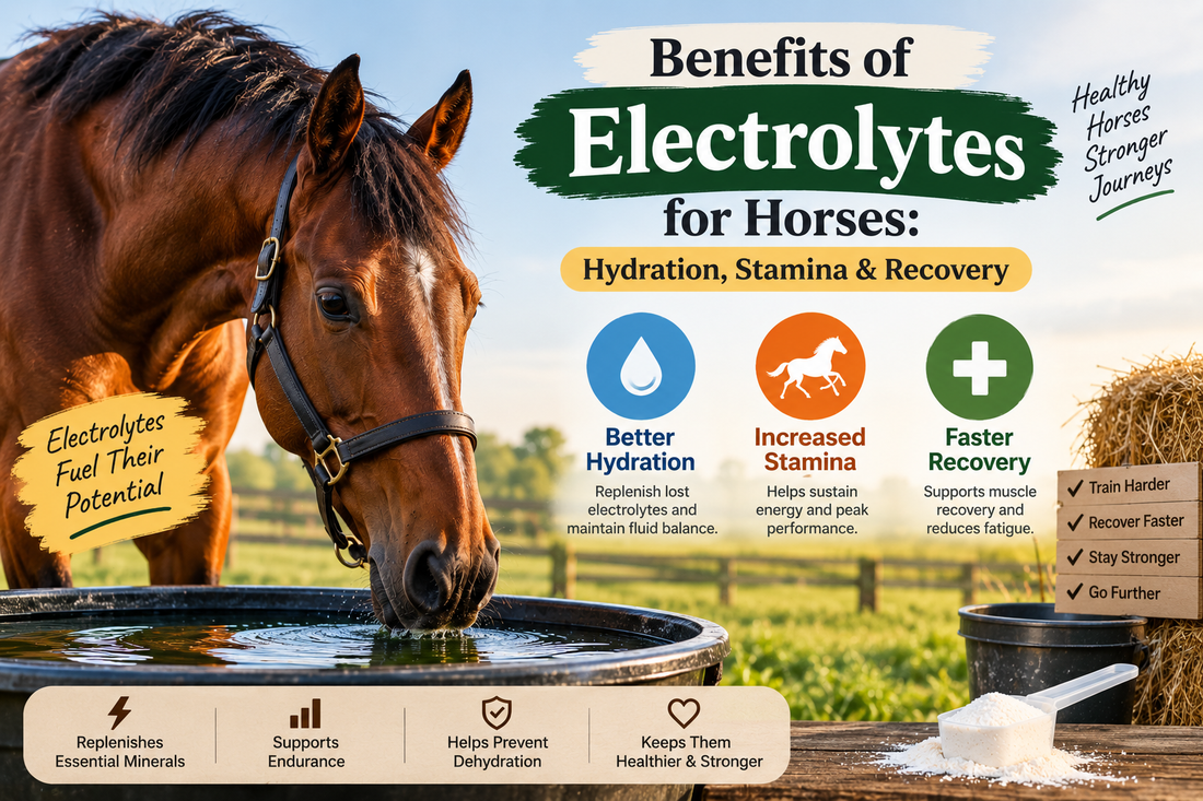Benefits of Electrolytes for Horses: Hydration, Stamina & Recovery
