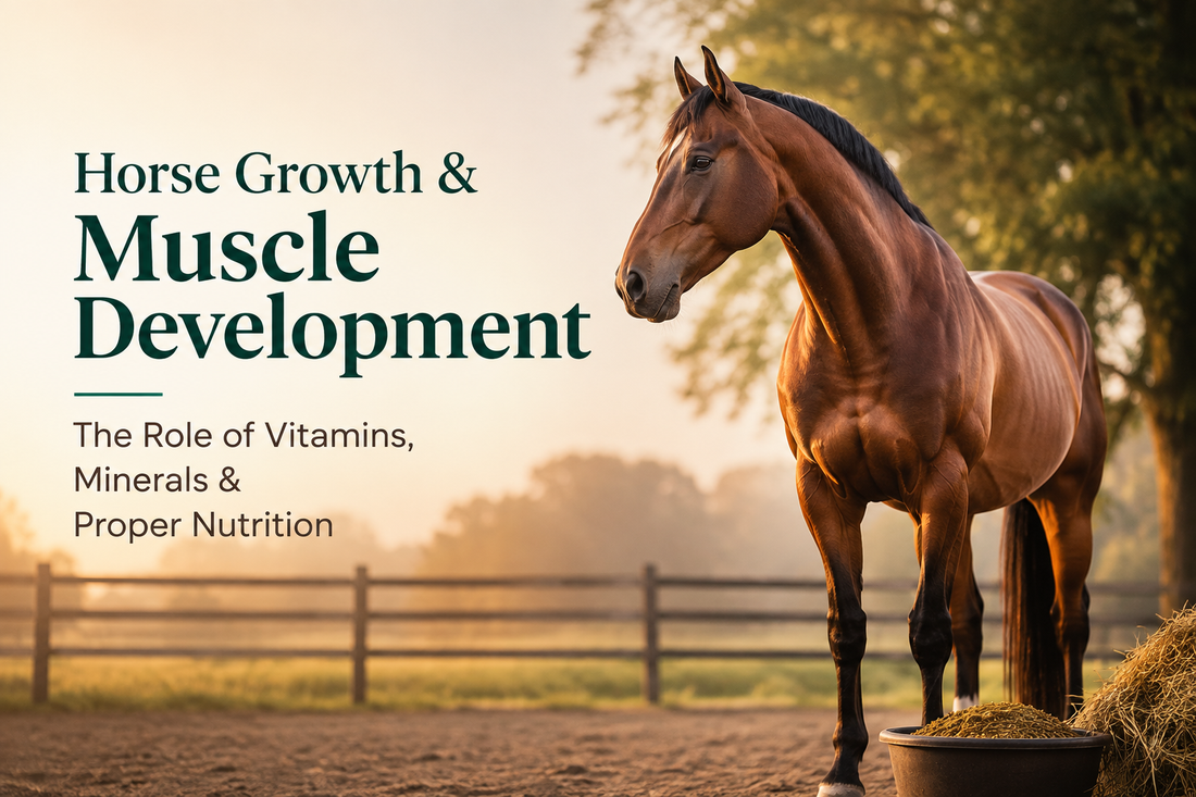 Horse Growth & Muscle Development: The Role of Vitamins, Minerals and Proper Nutrition