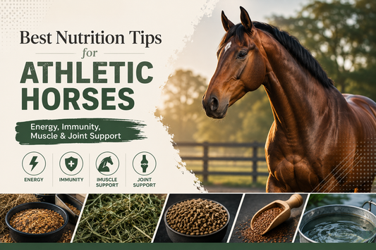 Best Nutrition Tips for Athletic Horses: Energy, Immunity, Muscle & Joint Support