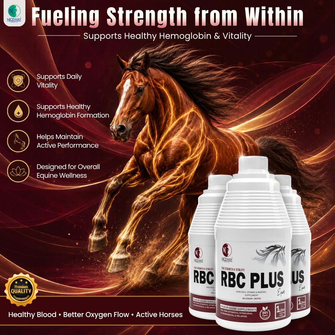RBC Plus Equine – Iron Tonic for Horses | Iron, Vitamin & Mineral Supplement