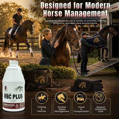 RBC Plus Equine – Iron Tonic for Horses | Iron, Vitamin & Mineral Supplement