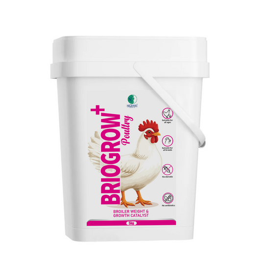 BrioGrow+ Poultry Growth and Weight Booster for Broilers, Chicken