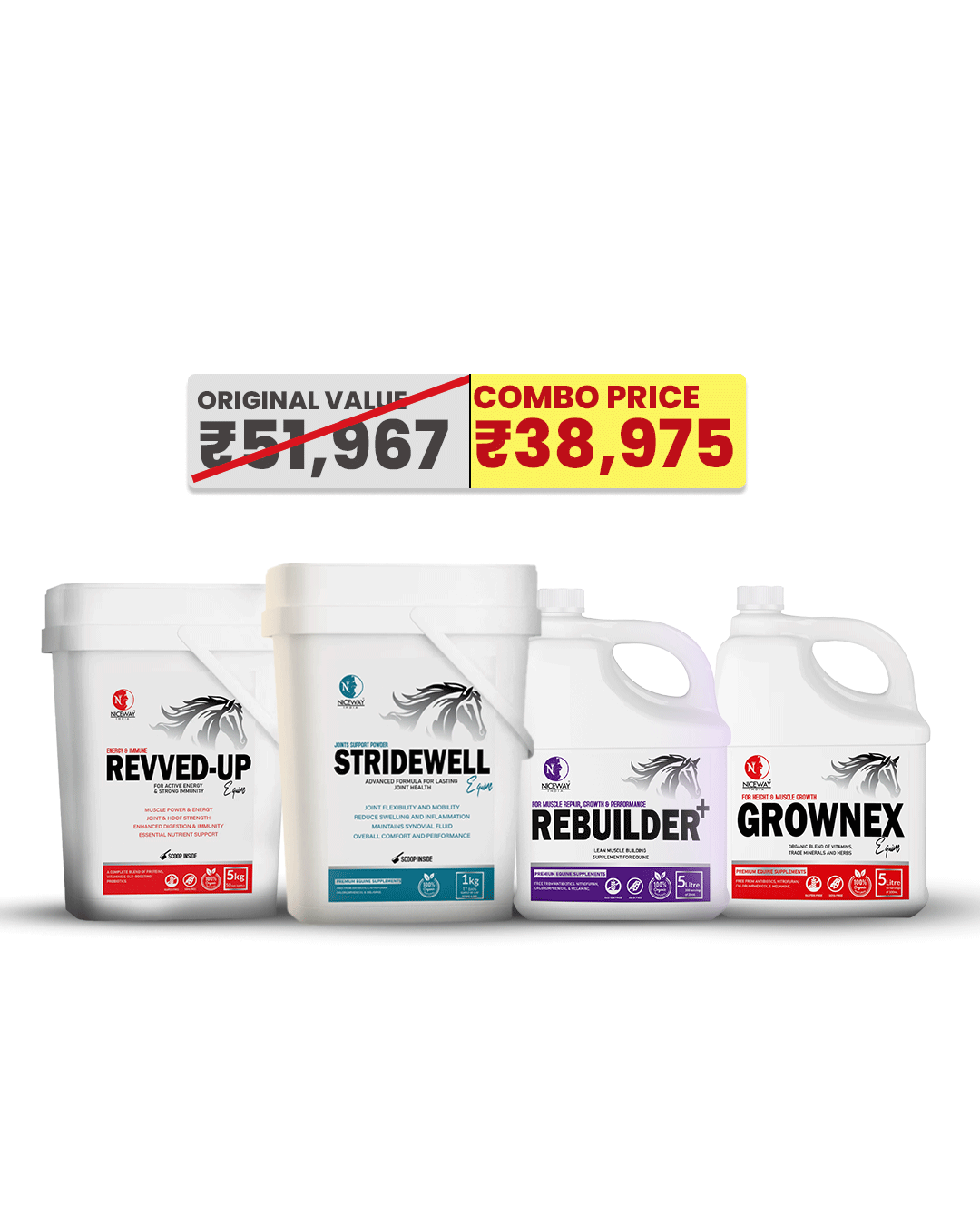 ELITE PERFORMANCE POWER PACK COMBO FOR HORSES