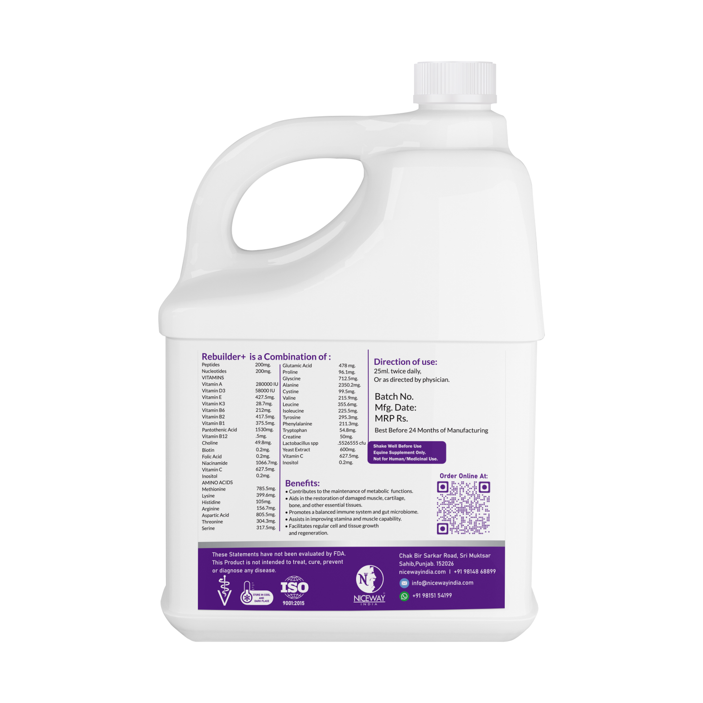 Rebuilder+ -  Muscle Repair, Growth & Performance of Athletic Horses